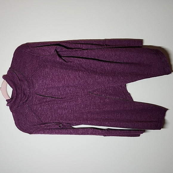 We The Free Juicy Long Sleeve Cowl Neck Knit Top Purple Open back Date SMALL - Picture 5 of 7